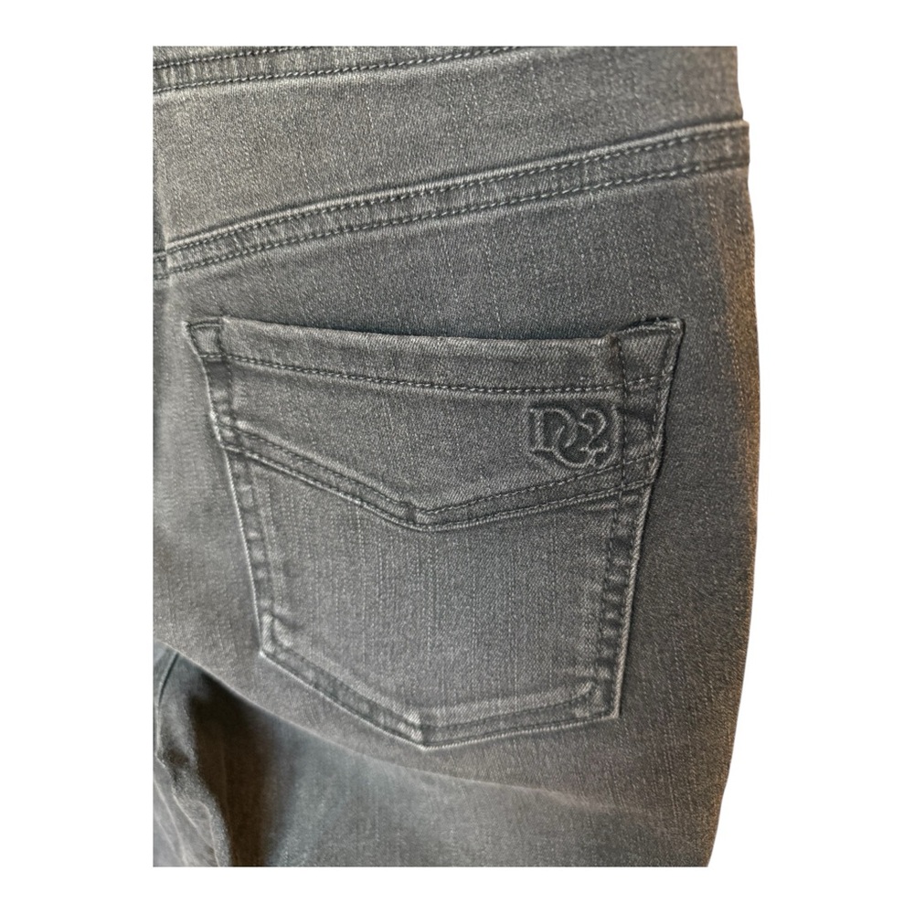 DG2 by Diane Gilman Black Charcoal Flare Jeans - Picture 6 of 11